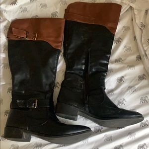 Black and Brown Rampage boot